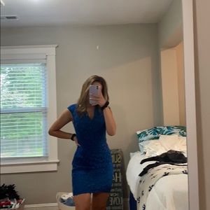 dressy blue dress